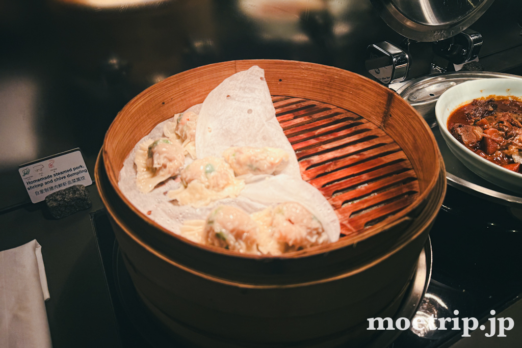 点心の蒸籠も!香港らしくて嬉しい。